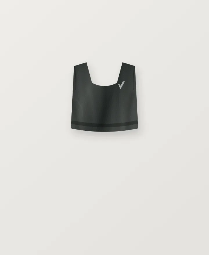 Arc Studio Bra in Graphite, original studio illustration