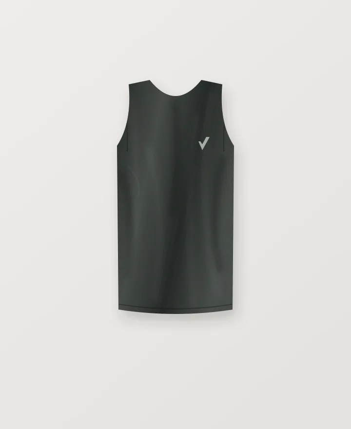 Pace Training Tank in Graphite, original studio illustration